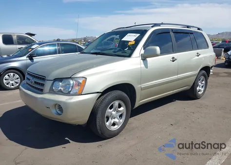 2003 Toyota Highlander V6 from USA, damaged, VIN JTEGF21A230119863